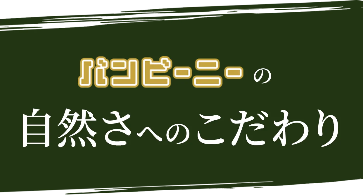自然さへのこだわり
